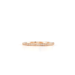 CLIVE 18K GOLD SCALLOPED STACKABLE BAND RING