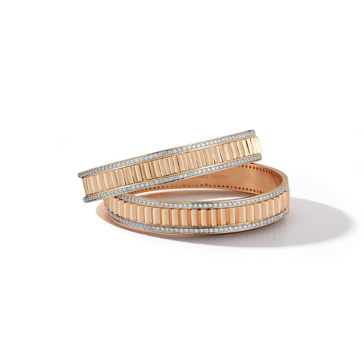 Rose Gold Cuff Bracelet  Classy Women Collection