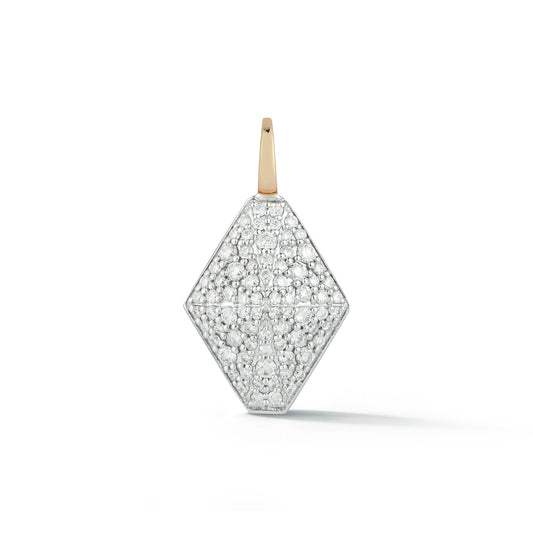 SYDNEY TWO TONE 18K DIAMOND ORIGAMI CHARM