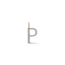 WOOLF 18K GOLD AND DIAMOND INITIAL AND NUMBER CHARMS