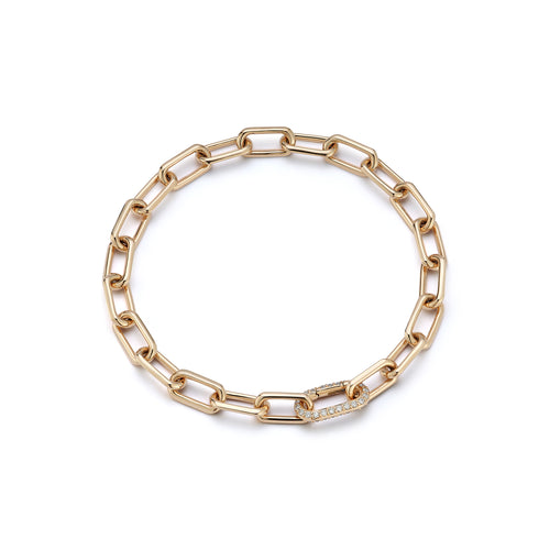 Gold bracelet 18k.19 cm long. W 2 g - Shatha Salil for jewelry