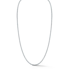 MEN'S STERLING SILVER TRACE DIAMOND CUT CHAIN NECKLACE