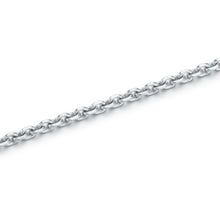 MEN'S STERLING SILVER TRACE DIAMOND CUT CHAIN NECKLACE