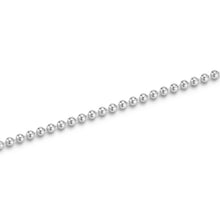 MEN'S STERLING SILVER BALL CHAIN NECKLACE
