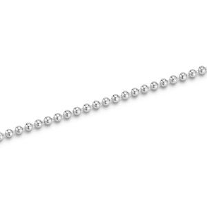 MEN'S STERLING SILVER BALL CHAIN NECKLACE