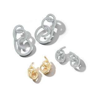 THOBY 18K LOOP EAR CRAWLER EARRINGS