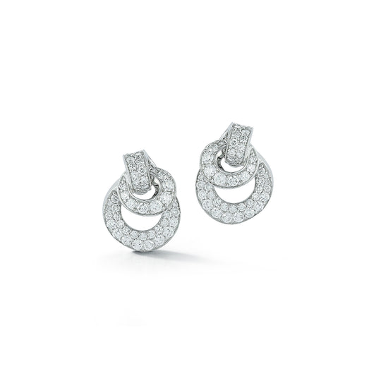 LYTTON DIAMOND KNOT EARRINGS