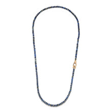 CARRINGTON 18K ROSE GOLD AND LAPIS BEAD NECKLACE