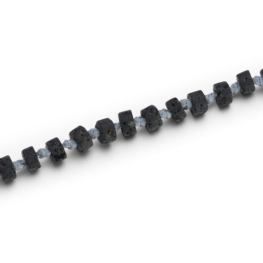 CARRINGTON 18K ROSE GOLD AND LAVA BEAD NECKLACE