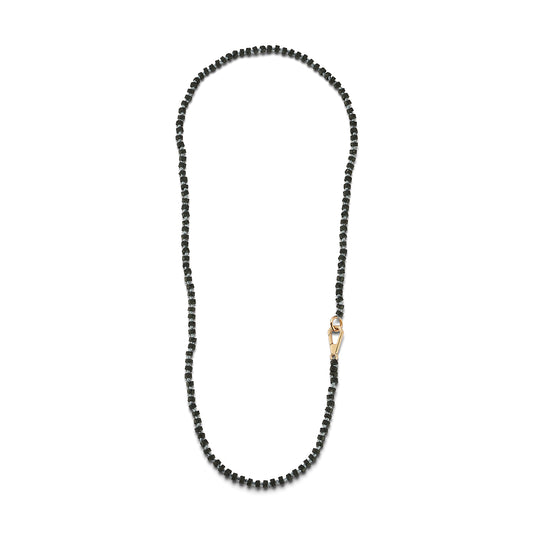 CARRINGTON 18K ROSE GOLD AND LAVA BEAD NECKLACE