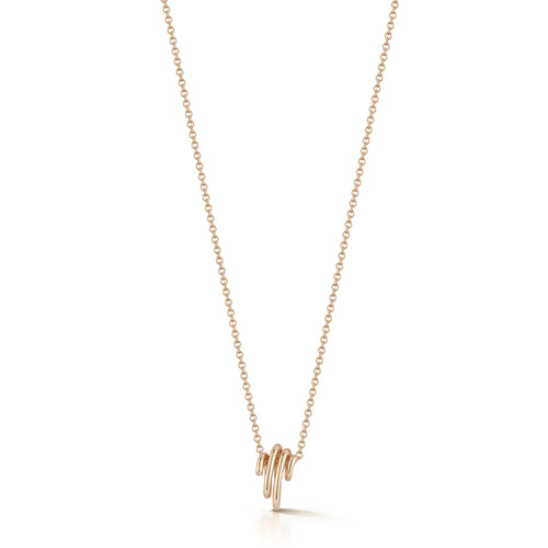 THOBY 18K SMALL SPIRAL NECKLACE