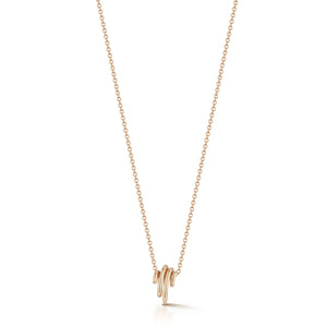 THOBY 18K SMALL SPIRAL NECKLACE