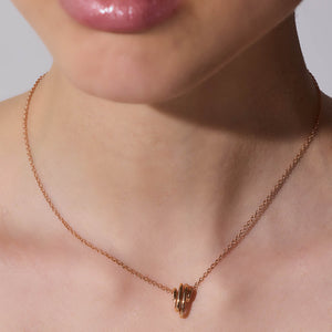 THOBY 18K SMALL SPIRAL NECKLACE