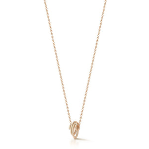 THOBY 18K SMALL SPIRAL NECKLACE