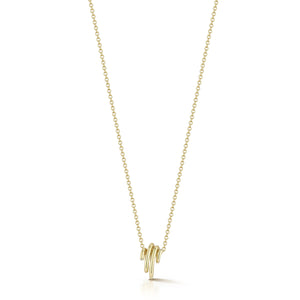 THOBY 18K SMALL SPIRAL NECKLACE