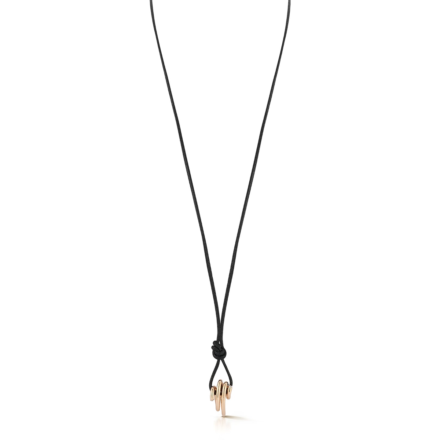 THOBY 18K SMALL SPIRAL NECKLACE ON CORD