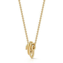 THOBY 18K AND DIAMOND SPIRAL NECKLACE