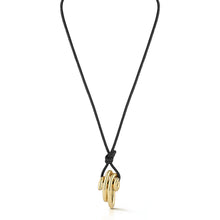 THOBY 18K SPIRAL PENDANT ON CORD