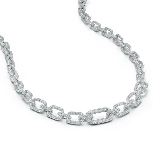 MORRELL DIAMOND GRADUATING LINK NECKLACE