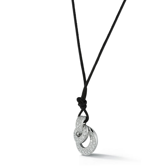 LYTTON DIAMOND KNOT CORD NECKLACE