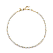 WF CLASSIC 18K BEZEL DIAMOND TENNIS NECKLACE