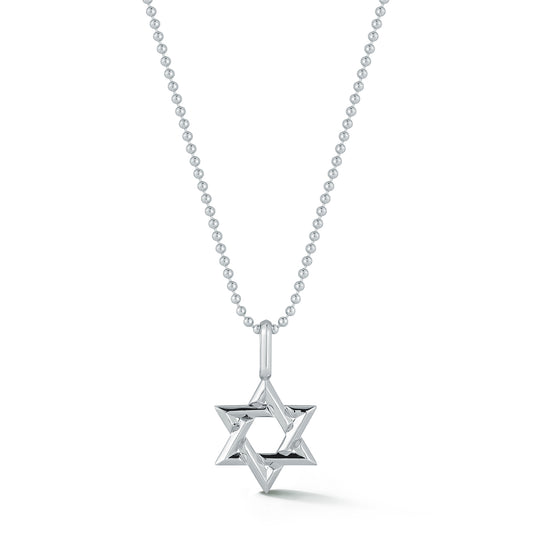 DORA STERLING SILVER KNIFE EDGE STAR