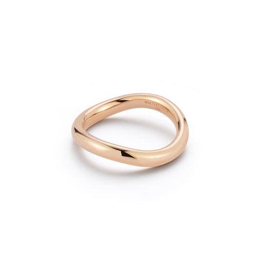 JULIAN 18K GOLD WAVE RING