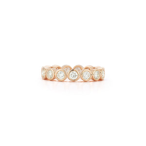 WF CLASSIC 18K BEZEL SET DIAMOND RING