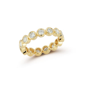 WF CLASSIC 18K BEZEL SET DIAMOND RING