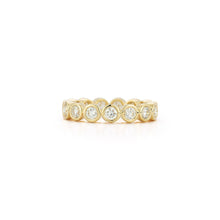 WF CLASSIC 18K BEZEL SET DIAMOND RING