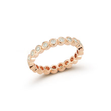 WF CLASSIC 18K BEZEL SET DIAMOND RING