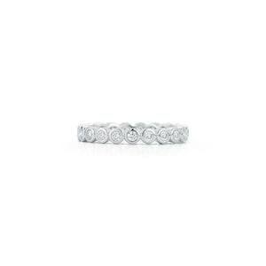 WF CLASSIC 18K BEZEL SET DIAMOND RING