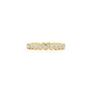 WF CLASSIC 18K BEZEL SET DIAMOND RING