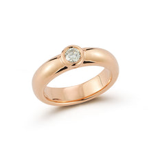 WF CLASSIC 18K SINGLE BEZEL SET DIAMOND RING