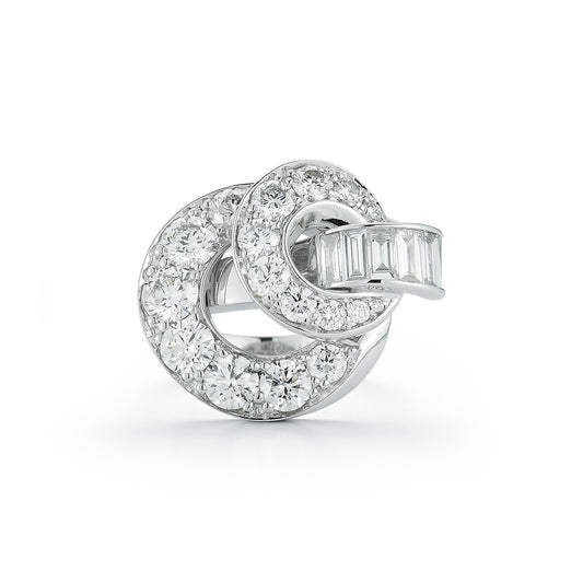 LYTTON DIAMOND JUMBO KNOT RING