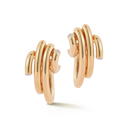 THOBY 18K SPIRAL EARRINGS