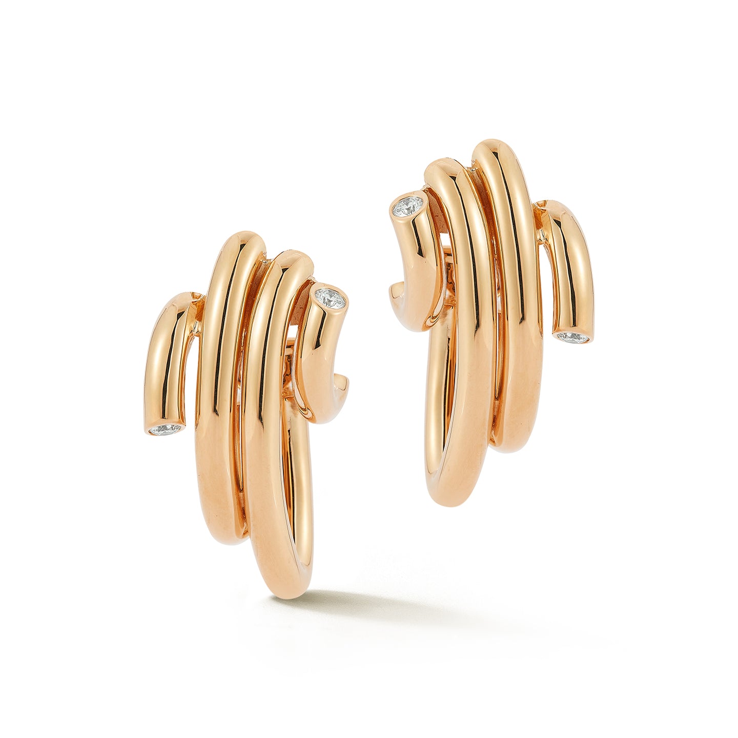 THOBY 18K SPIRAL EARRINGS