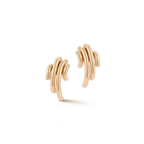 THOBY 18K SMALL SPIRAL EARRINGS