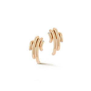THOBY 18K SMALL SPIRAL EARRINGS