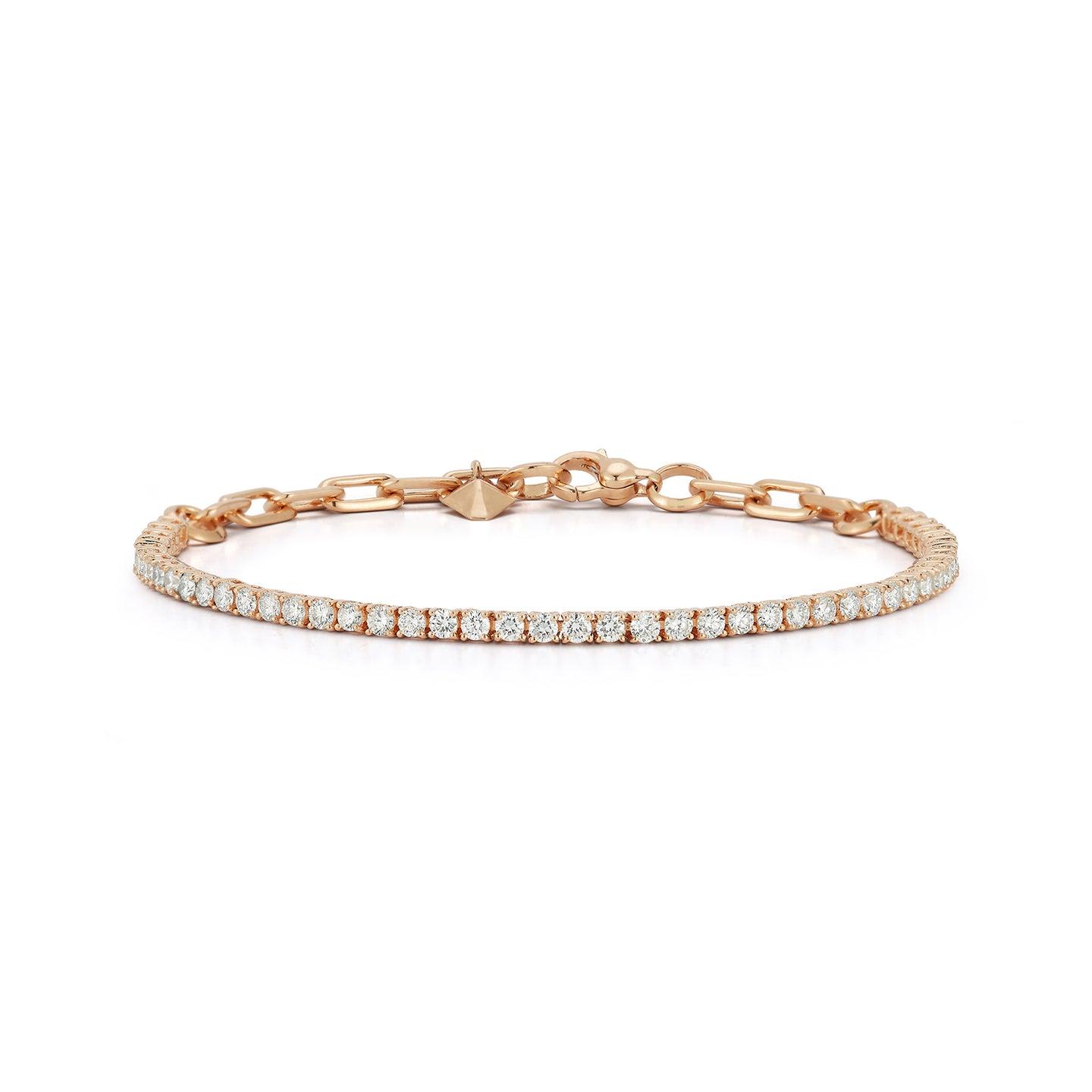 WF CLASSIC 18K GOLD AND DIAMOND TENNIS BRACELET