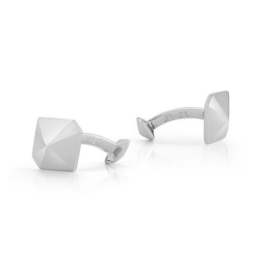 SYDNEY STERLING SILVER ORIGAMI CUFFLINKS