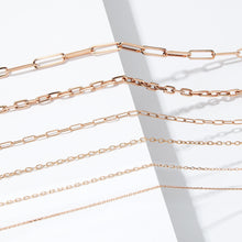 CHAIN 3 - 18K GOLD CHAIN LINK NECKLACE