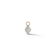 SYDNEY 18K ROSE GOLD AND DIAMOND DOUBLE SIDED ORIGAMI EARRING CHARMS