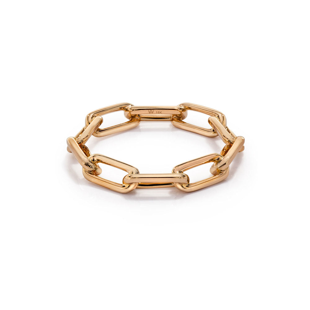 SAXON 18K ROSE GOLD CHAIN LINK RING – Walters Faith