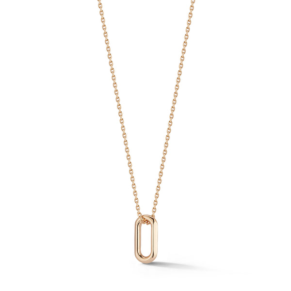 SAXON 18K GOLD MINI SINGLE LINK PENDANT – Walters Faith