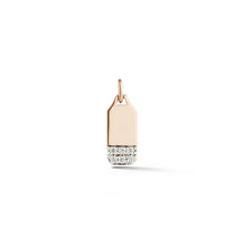 18K GOLD AND DIAMOND MINI CHARM NECKLACE