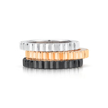 CLIVE 18K FLUTED STACKABLE BAND RING