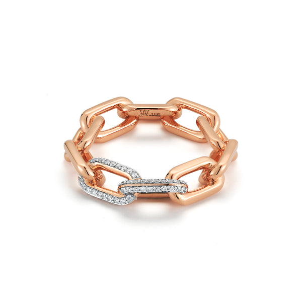 Adjustable Diamond Chain Ring – Henri Noël