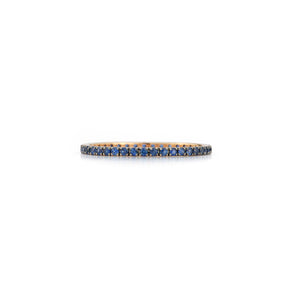 WF CLASSIC 18K GOLD AND SAPPHIRE ETERNITY BAND RING