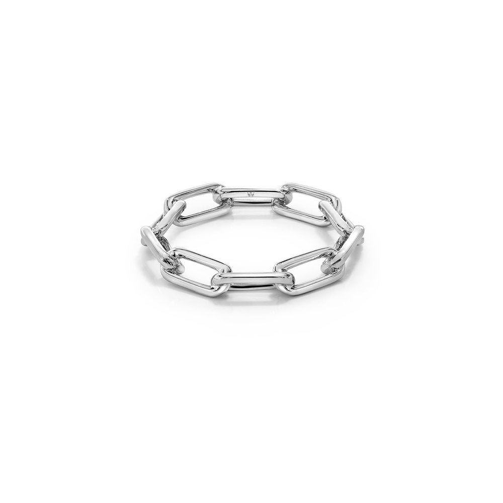 SAXON STERLING SILVER CHAIN LINK RING